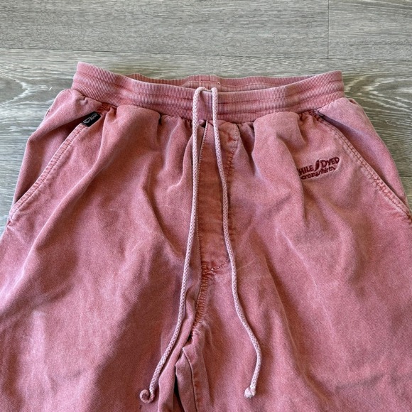 Vintage Crazy Shirts Hawaii Chile Dyed Cotton Jogger Sweat Pants Medium Pink - Picture 1 of 11